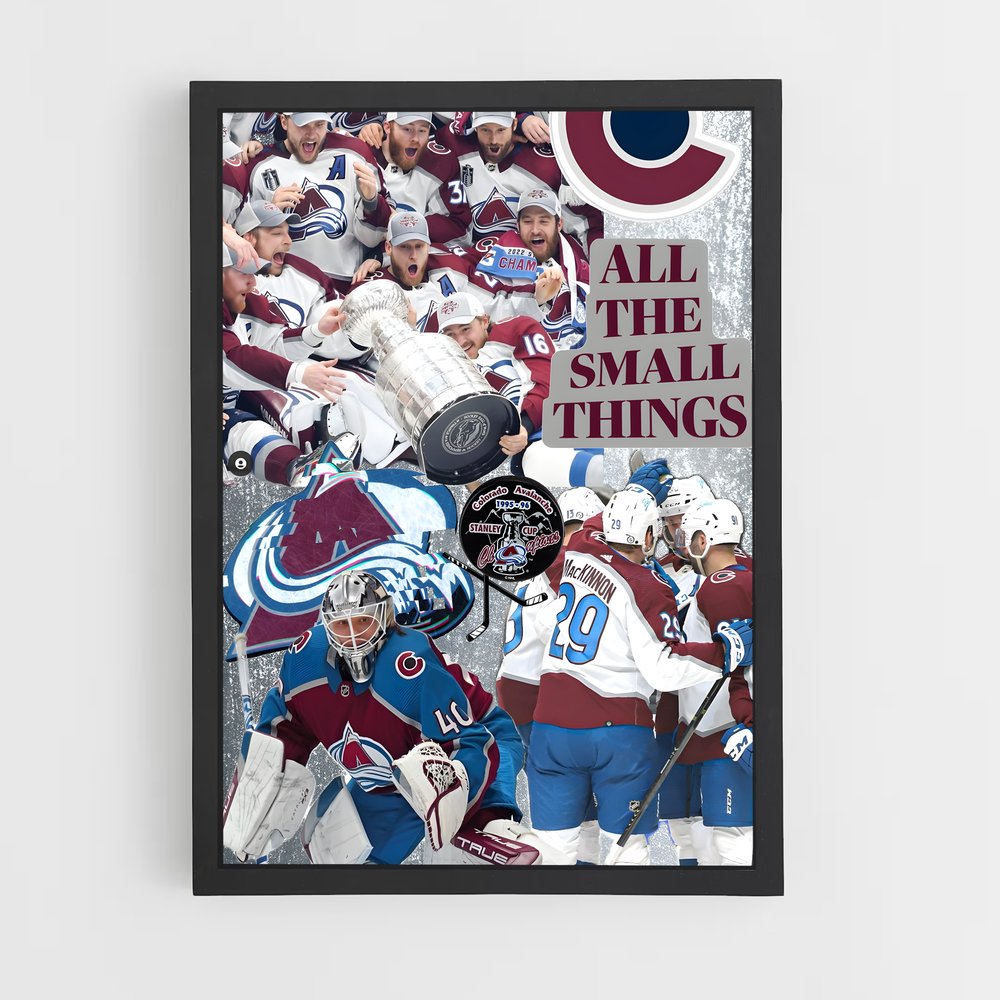 Poster All-Stars du Colorado – affiche Hockey sur glace (vue 2)